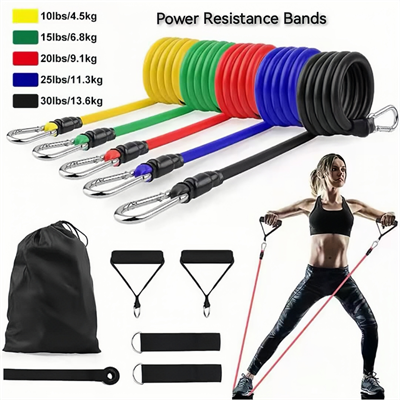 11Pcs Resistance Bands set